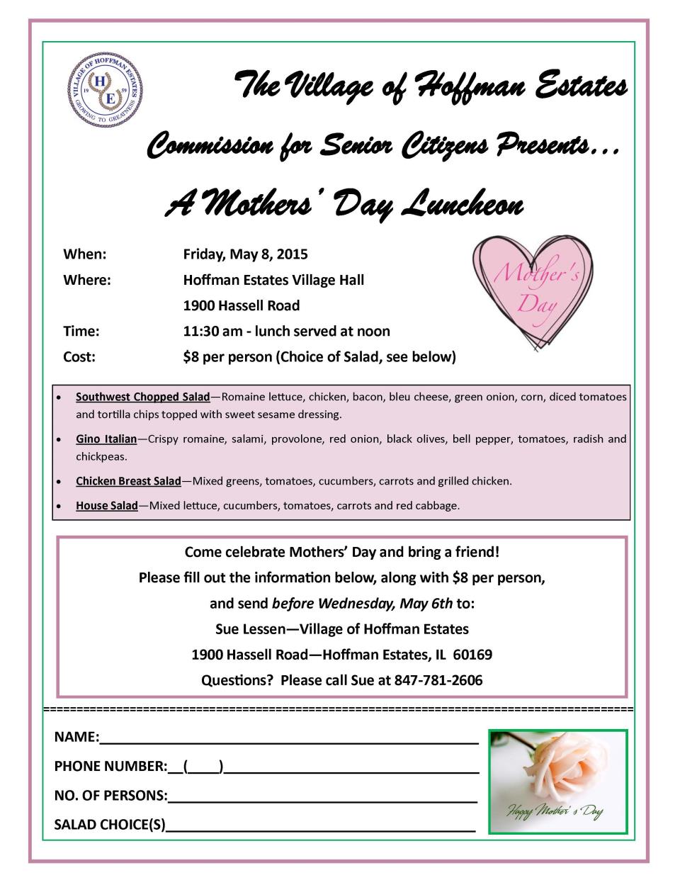 Mothers Day Flyer 2015