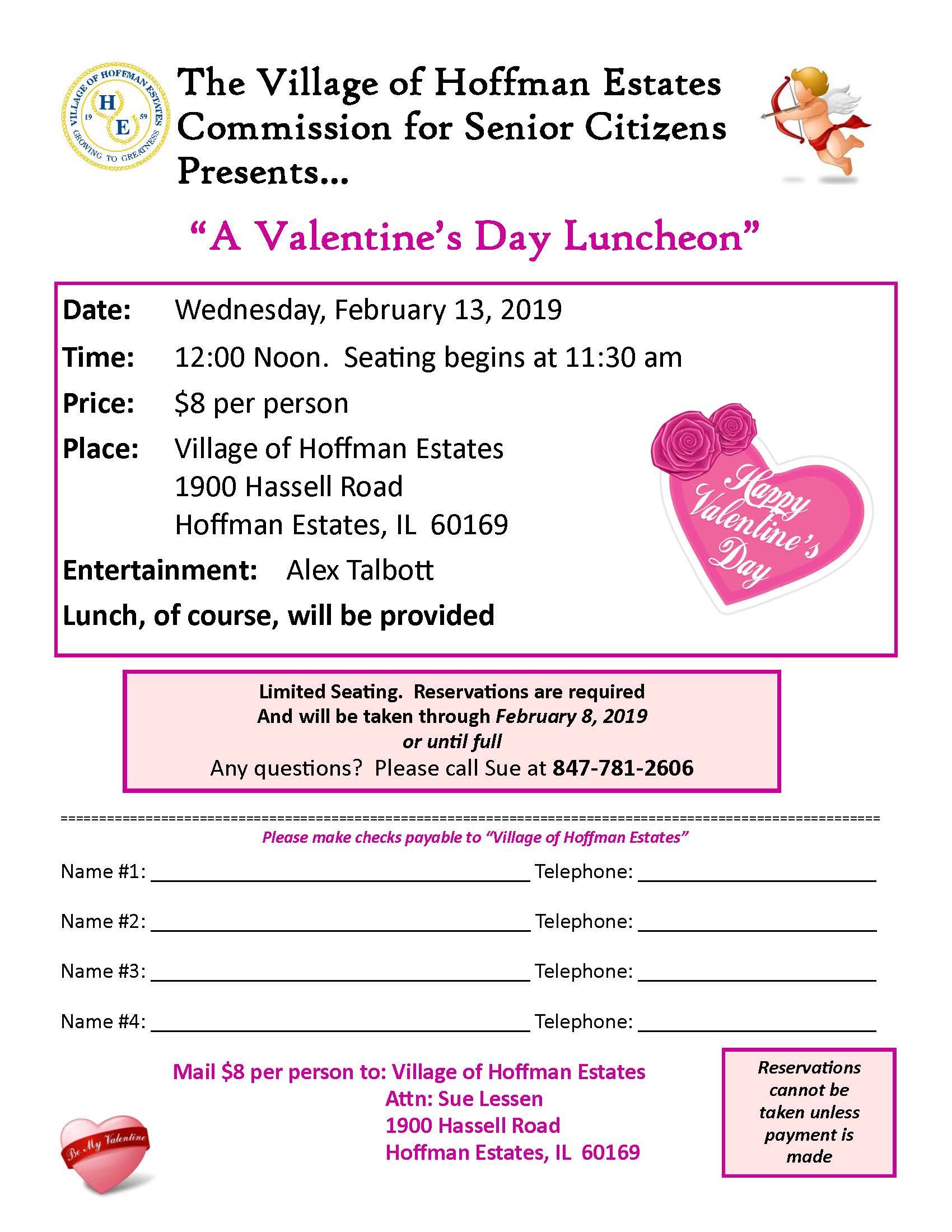 valentines luncheon flyer 2019