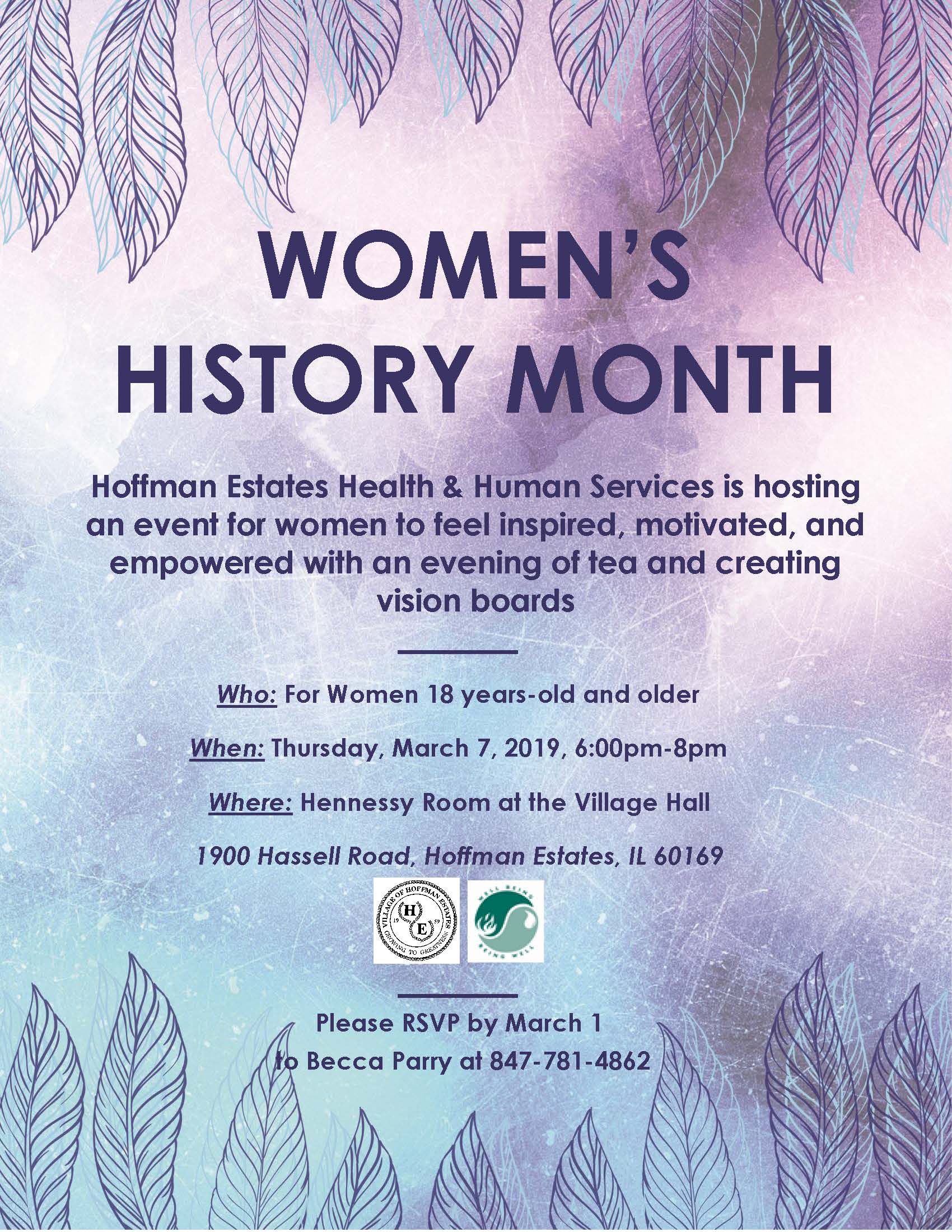 Womens History Month event 2019