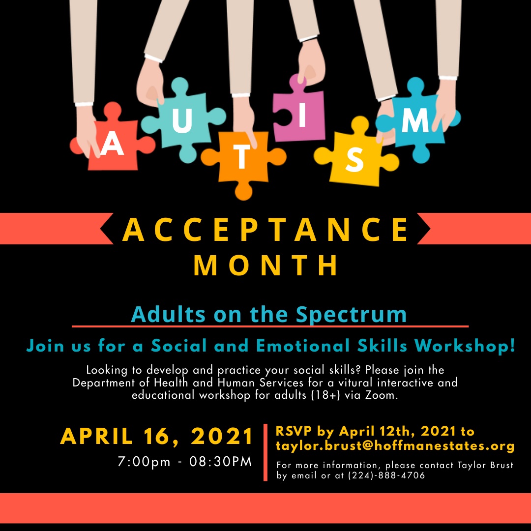 Autism Acceptance Month Flyer