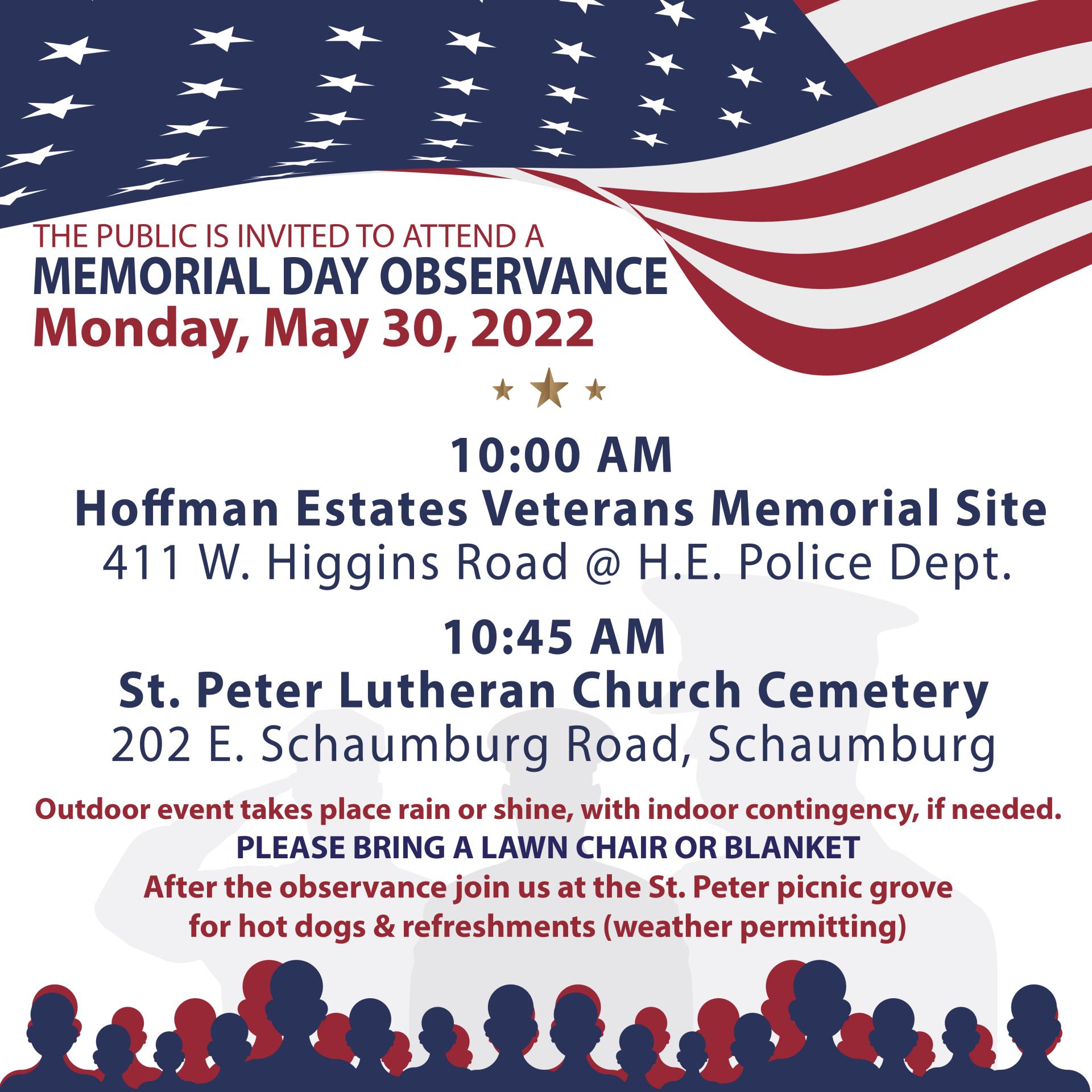 2022 Memorial Day Observance