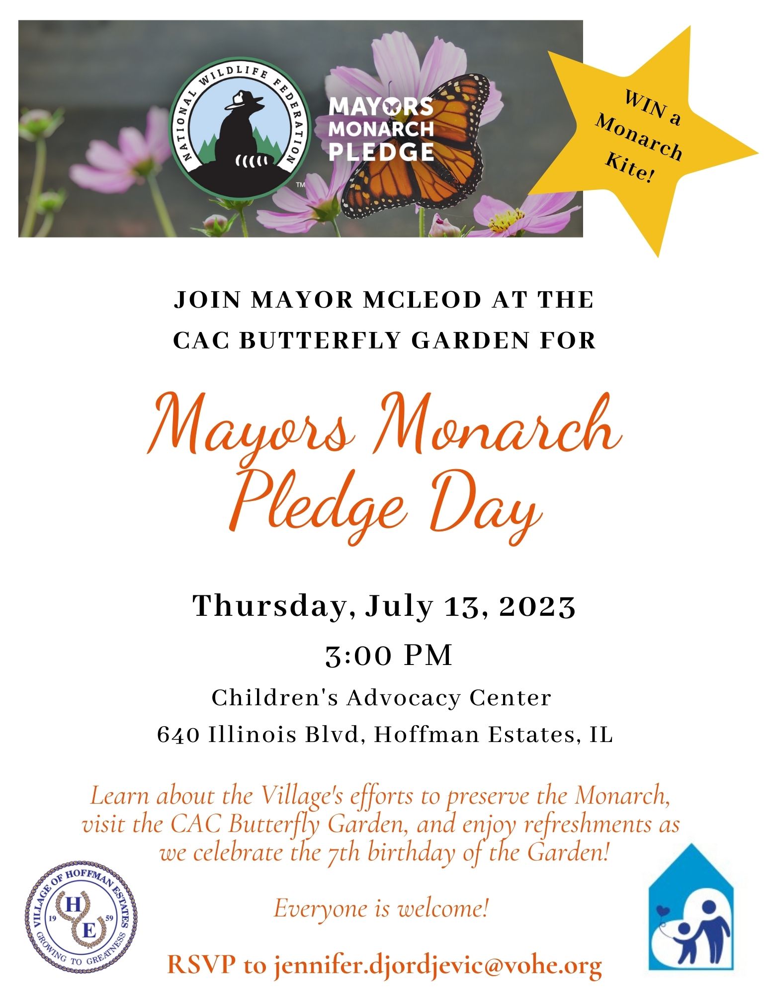 Join us at the CAC Butterfly Garden